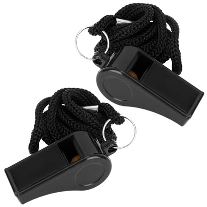Whistle, Whistle for Coaches, Plastic Whistles for Adults, Coach Whistles with Lanyard, Referee Whistle Loud Crisp Sound Whistle Emergency for Teacher Polices Officials Sport Training Lifeguard