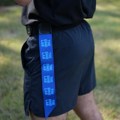 The Dime Lab Flag Football Set - Adjustable Flag Football Belts and Fabric Flags - With Velcro Straps - Blue & Pink - size: Youth/Adults
