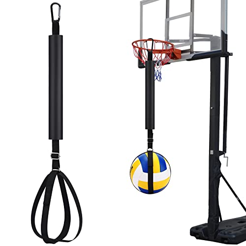 TOBWOLF Volleyball Spike Trainer, Elastic Self-Training Volleyballs Resistance Band, Volleyball Equipment Training Aid Improves Serving, Jumping, Arm Swing Mechanics and Spiking Power - color: Standard Volleyball Spike Trainer