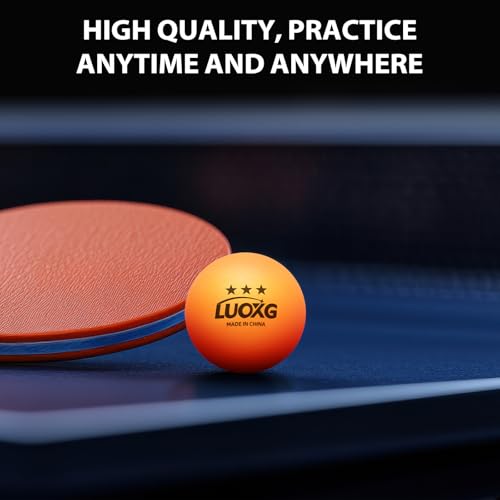 Ping Pong Balls, Ping Pong Balls 20 Pack, Orange Table Tennis Balls, 3 Star Table Tennis Balls, Suitable for Beginners and Professionals
