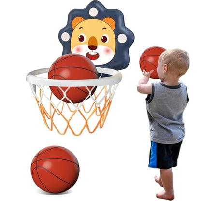 Toddlers Basketball Hoop Indoor, Adjustable Height Indoor Mini Basketball Hoop for Toddlers Kids Boys Bedroom Toddler Kids Toys Toys for 3 + Year Old