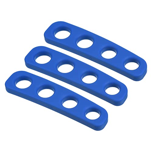 Basketball Shooting Aid, 3 Pack Basketball Finger Shoot Trainer Training Equipment Correct Shooting Posture for Youth and Adults, Blue, S