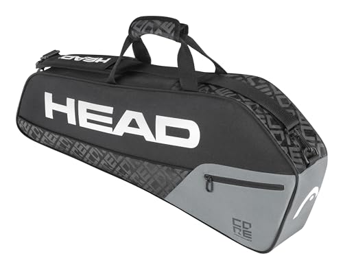 HEAD Core 3R Pro Tennis Racquet Bag - Holds 3 Racquets, Adjustable Strap - color: Black