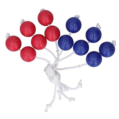 ZJchao Golf Ladder Toss Balls Golf Training Aid Tool 3 Red 3 Blue PE Material for Indoor Outdoor Practice with Durable Reliable Design