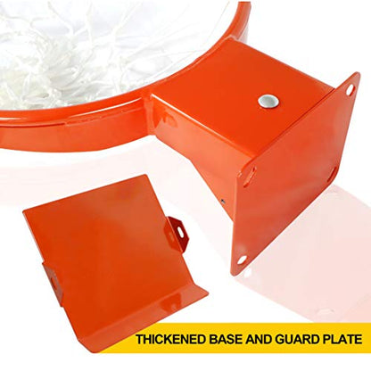 Professional Wall Mounted Basketball Rim Hanging Basketball Goal, Single-Spring Standard 18'' with All Weather Net - style: wall-mounted basketball rim 1-spring
