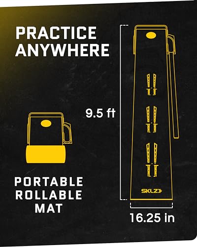SKLZ Putting Green: Perfect Your Golf Skills with Realistic Home Practice - Improve Your Putting Stroke, Lower Your Scores, and Enjoy Convenient, Training Anytime, Anywhere! - style: Accelerator Pro