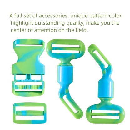 Flag Football Belts, Flag Football Kit for Children/Teenagers/Adults - color: Yellow Green