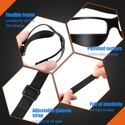Dribbling Goggles Basketball Sports Glasses Adjustable Dribbling Black Goggles Basketball Training Equipment