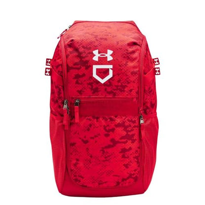 Under Armour Unisex-Adult Utility Baseball Backpack Print, (602) Red / / White, One Size Fits All - color: (602) Red / / White