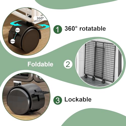 Home Gym Storage Organizer Rack with Lockable Wheels,Tall Dirty Clothes Hamper for Bedroom Bathroom, Garage Organizer, Mat Storage Rack Basket, Rolling Ball Cart for Foam Roller