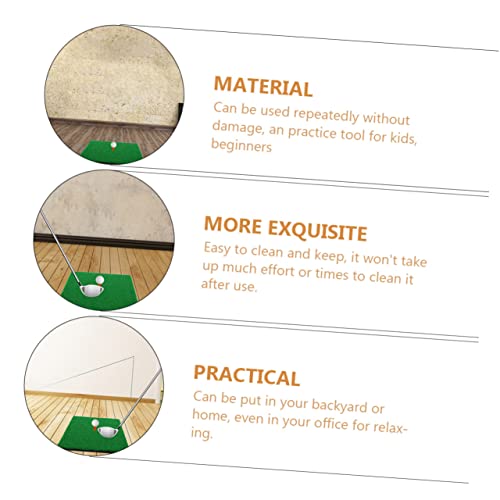 Golf Hitting Mat 30x30CM Indoor Golf Training Turf Pad Sturdy Grass Mat for Practice Suitable for Skill Levels