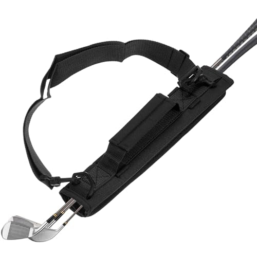 PATIKIL Lightweight Carry Bag, Mini Golf Club Bag with Adjustable Strap for Men Women Golfer Pouch Driving Range Carrier Course Training Practice Case - color: Black