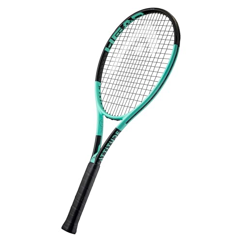 HEAD MX Attitude Supreme Tennis Racquet - Pre-Strung Adult Tennis Racket, Graphite Composite, Lightweight Power & Control, 16x19 String Pattern, 4 3/8 Grip