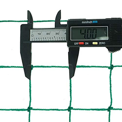 Aoneky Soccer Backstop Net - Heavy Duty Practice Barrier & Containment Net for Training, High Impact Hitting Netting, 10-15 x 10-60 Ft Sizes for Football/Soccer - size: 10 x 50 ft