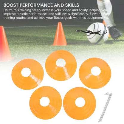 Agility Ladder Speed Training Set,Football Speed Training Equipment with Soccer Cones and Running Umbrella for Football Fitness Speeds Drills Athletes Teens Adults
