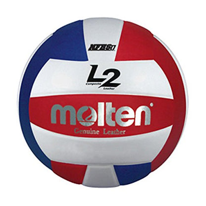 Molten L2 Volleyball, NFHS Approved - color: Red/White/Blue