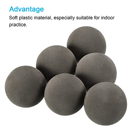 PATIKIL Golf Foam Ball, Sponge Exercise Flight Swing Practice for Indoor Training - color: Dark Gray