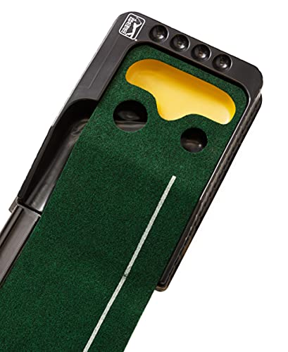 PGA TOUR Unisex 9ft Putting System, Caviar, One Size