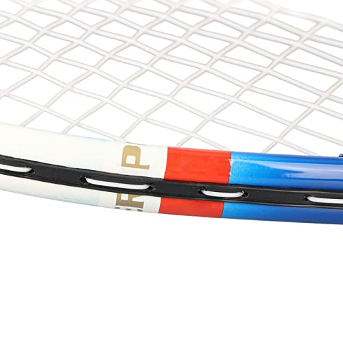 SUNGOOYUE Adult Tennis Racket, Aluminum Alloy Lightweight Racket with Triple Shock Absorption and Storage Bag, for Training and Recreational Use - color: Blue
