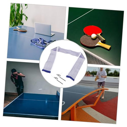 Happyyami Portable Pong Net Frame Table Tennis Net Post Set Easy Setup for Indoor/Outdoor Training
