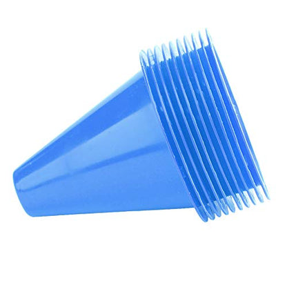 Alomejor Soccer Cones,10pcs Blue Agility Training Football Training Cones Durable for Youth Coaches Team Drills Field Practice Speed Exercises