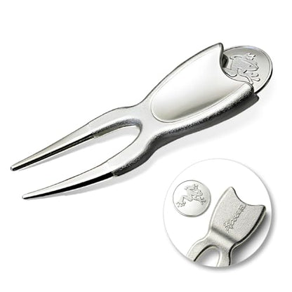 Frogger Golf Hop! Magnetic Ball Marker and Divot Repair Tool - Golf Course Essential, Great Gift for Men and Women