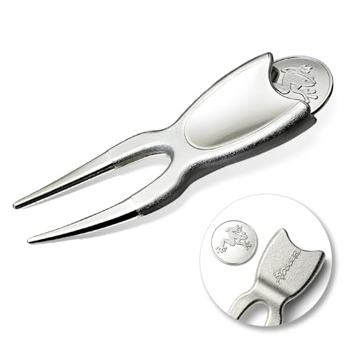 Frogger Golf Hop! Magnetic Ball Marker and Divot Repair Tool - Golf Course Essential, Great Gift for Men and Women