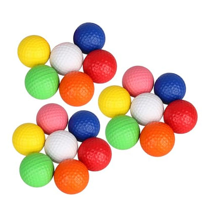 Ultra-Soft Golf Practice Balls (20pcs) - Sponge Foam & PU, Perfect for Indoor Beginners