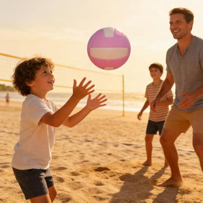 Genérico Beach Volleyball, Lightweight and Durable Silent Elastic – Outdoor Training, for Adults, Amateurs, Beginners, Children, Youth and Families