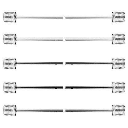 Mobi Lock 6 Pcs Ball Pump Inflation Needle - Stainless Steel Air Pump Needles - Ideal for Blowing Up Football, Basketball, Volleyball, and All Other Sports Balls