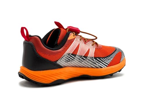 Merrell Kids' Agility Peak Kdz - color: Deep Orange/Black, size: 4 Big Kid