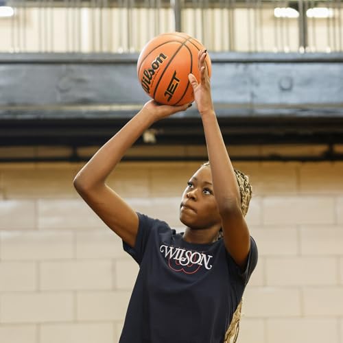 WILSON Jet Game Indoor Basketballs- Size 5, Size 6, and Size 7 - size: Size 5-27.5"