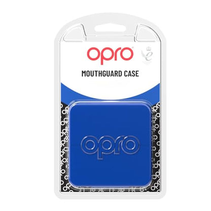 OPRO Mouth Guard Case (Blue) Long-Lasting Freshness and Hygiene with Biomaster Protection – Hygienic Retainer Case for Mouthguards, Night Guards, Retainers & Snore Guards - color: Blue