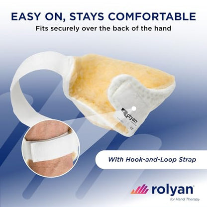 Rolyan – Palm Protector – Right Hand – 3 Pack, Soft Padded Palm Guard for Hand Contractures and Finger Spasticity, Lightweight Hand Protector, Washable - size: Pack of 3, style: Right Hand