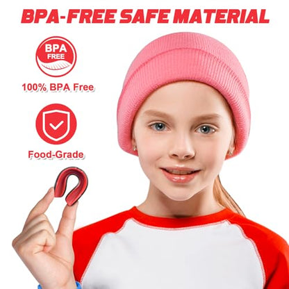 MENOLY Youth Mouth Guard - 5 Packs Football Mouth Guard, BPA Free Mouth Guard with Portable Case, Mouth Guard Sports for Boxing, Basketball, Lacrosse, MMA, Hockey, Wrestling, Soccer - size: Medium (8-14 Year old)