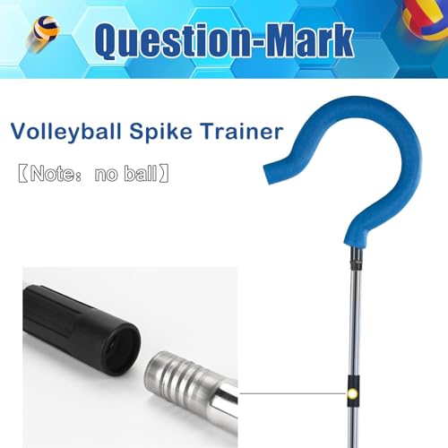 Volleyball Spike Trainer,Adjustable Practice Equipment, for Serving & Hitting Drills, Portable Training Aid for All Skill Levels
