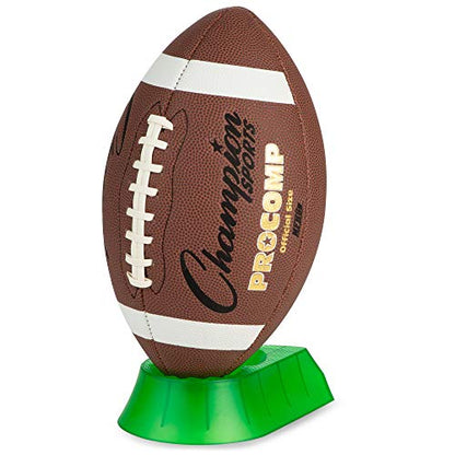 Champion Sports Football Kicking Tee – Heavy-Duty Kickoff Tee in Multiple Styles & Sizes - style: Triplex 3-in-1 Kicking Tee (1 Inch)