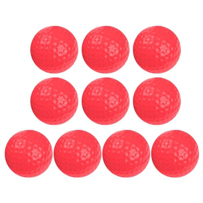 10 Pack Golf Practice Ball Elastic Foams Soft Golfs Training Ball Exercise Ball for Golf Swing Training Aids in/Outdoor Golf Practice Ball Indoor Outdoor Backyard
