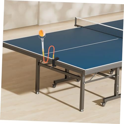KOMBIUDA Portable Table Tennis Trainer Quick Rebound Training Device Clip Adjustable Table Tennis Practice Gear for Players for Skill Development and Solo Practice