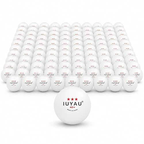 120- Pack Ping Pong Balls - 3-Star Premium Orange Table Tennis Balls | High-Performance 40+ ABS Professional Quality | Ultimate Durability for Indoor & Outdoor Ping Pong Tables