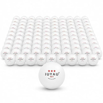 120- Pack Ping Pong Balls - 3-Star Premium Orange Table Tennis Balls | High-Performance 40+ ABS Professional Quality | Ultimate Durability for Indoor & Outdoor Ping Pong Tables