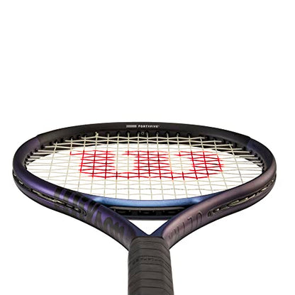 Wilson Ultra 108 V4.0 Performance Tennis Rackets, Strung with Sensation 16 Natural at Mid Range Tension - size: Grip Size 3 - 4 3/8"
