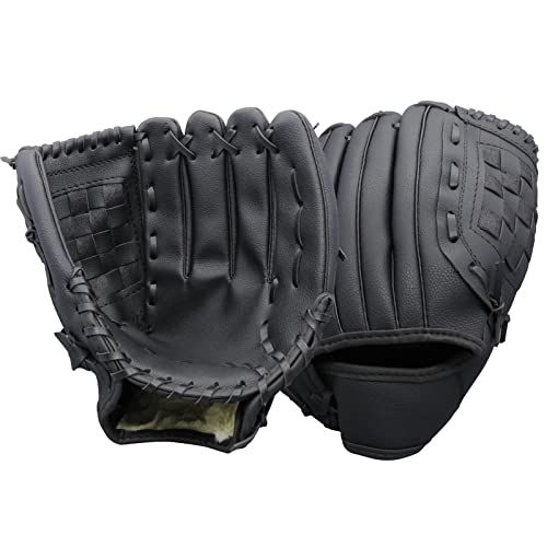 Baseball Gloves Softball Glove,12.5 Player Preferred Wear-Resistant PU Material Thicken Softball Fielding Glove,Left Hand Gloves Right Hand Throw for Youth Adult