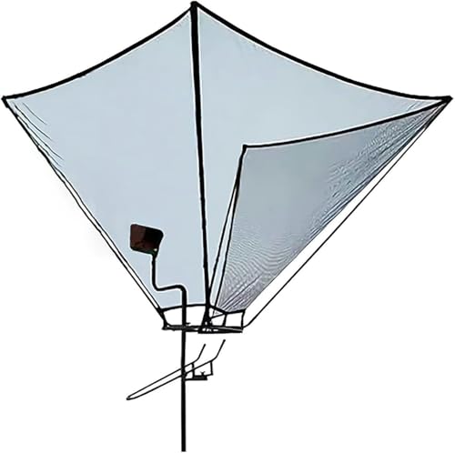 Basketball Hoop Returner Return Attachment Rebounder Metal with Rotation Slot Gym Net for Home School Playground Outdoor Court Shooting T