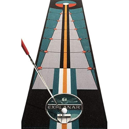 Explanar Golf Putting Mat - 4 Meter (13 Feet) - Indoor Golf Putting Trainer Helping Golfers Improve Putting Visualization, Accuracy and Alignment