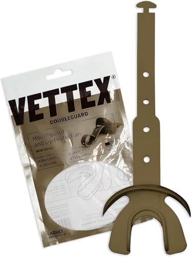 Vettex Doubleguard Mouthguard with Lip Protection - Adult (AC25-VG) - color: Vegas Gold