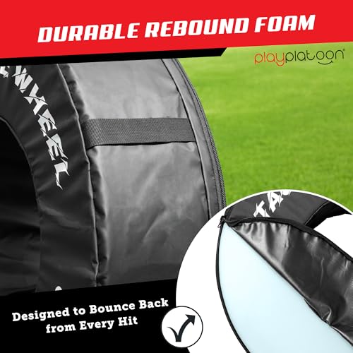 Play Platoon Football Tackle Dummy - Tackling Wheel Dummies for Youth Football Training - Tackle Wheel for Blocking, Hitting Drills and Practice - size: 28 Inch