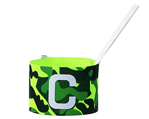 ONLYKXY Captain Armbands 6x37CM/2.36x14.56inch Adjustable Leader Armband for Soccer Basketball Volleyball School Team Competition Coach Players Wrist Arm Bands