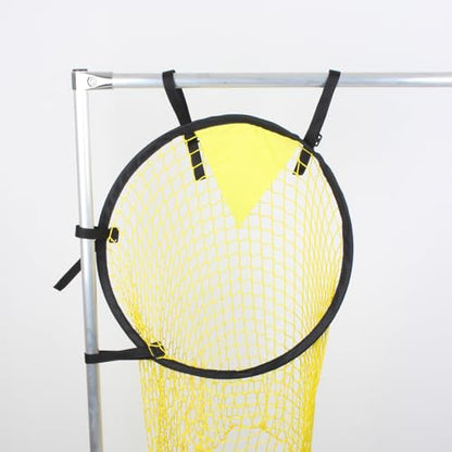 2 Pcs Top Bins Soccer Target with Carry Storage Bag, Soccer Training Net Corner Soccer Train Goal for Ball Football Shooting Accuracy Practice Equipment, Easy to Attach and Detach