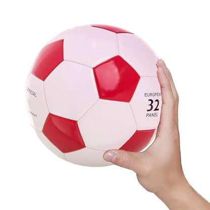 Soccer Ball Size 2 Small Pump with Needle Indoor and Outdoor Training Practice Couch School Gift for Toddlers Kids Boys Girls 3+ Years Old
